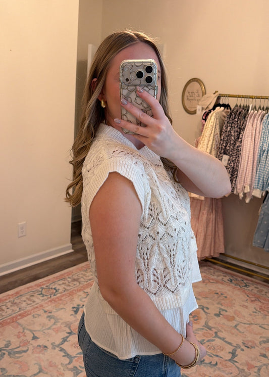 Cozy in Cream Sweater