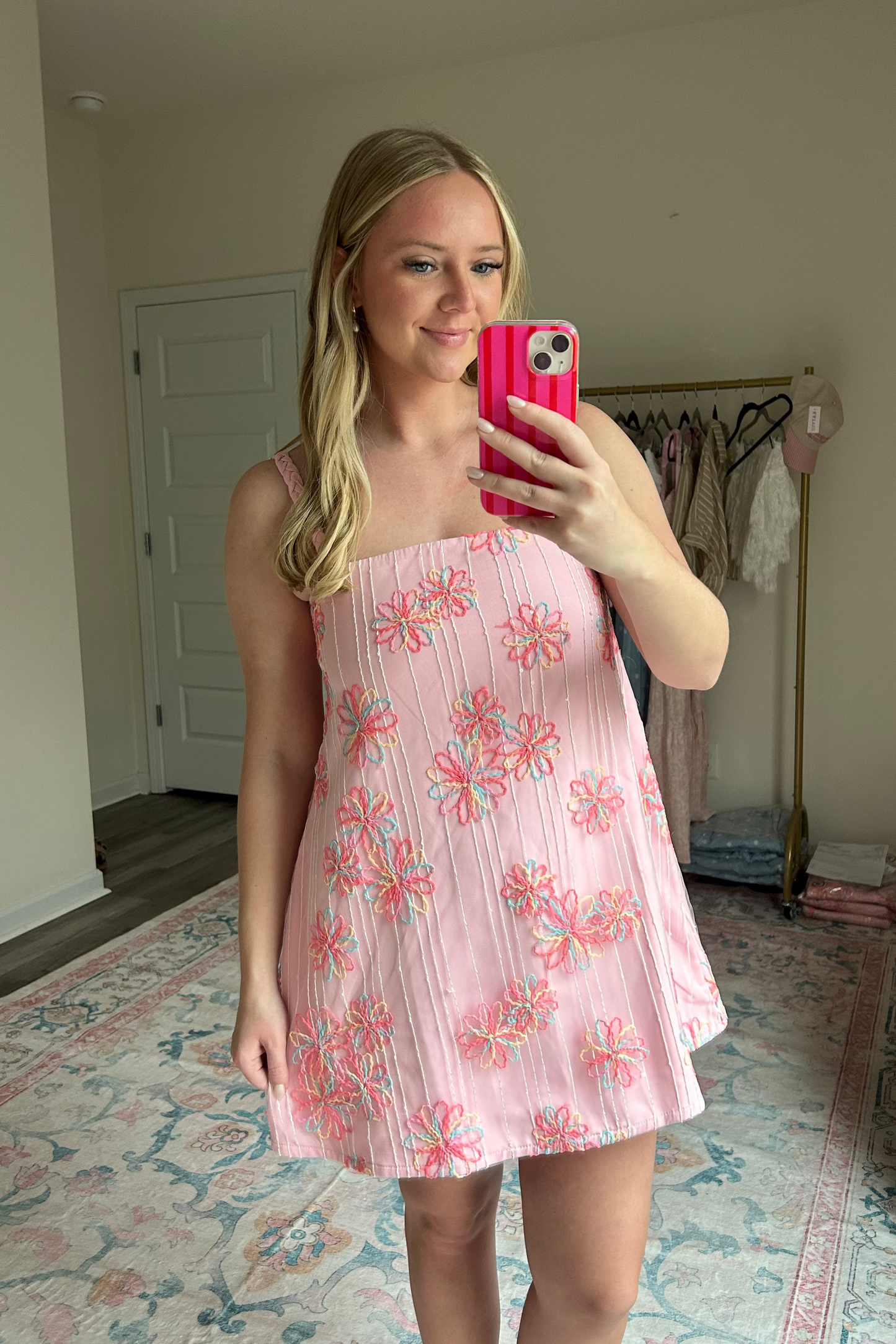 Confetti Bloom Mini Dress