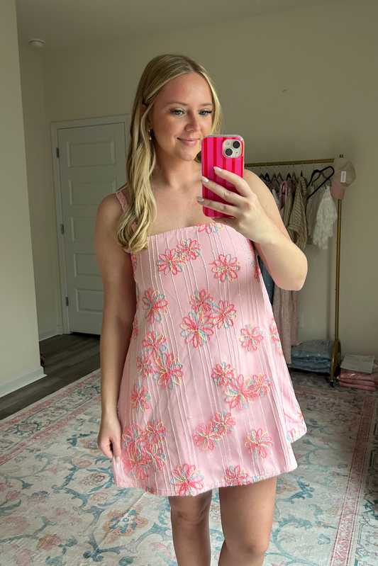 Confetti Bloom Mini Dress
