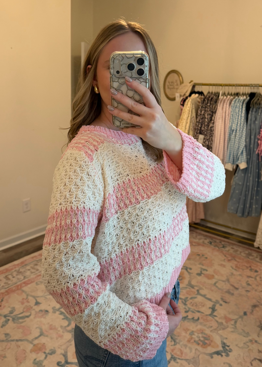 Autumn Blush Sweater